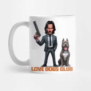 LOVE DOG (Gun) CLUB Mug